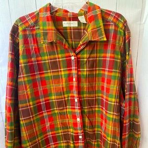 Button up flannel shirt